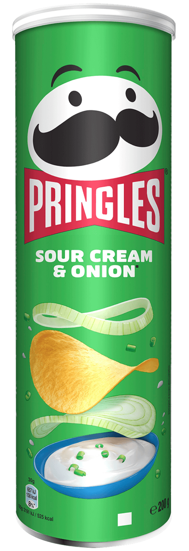 PRINGLES SOUR CREAM & ONION 200G